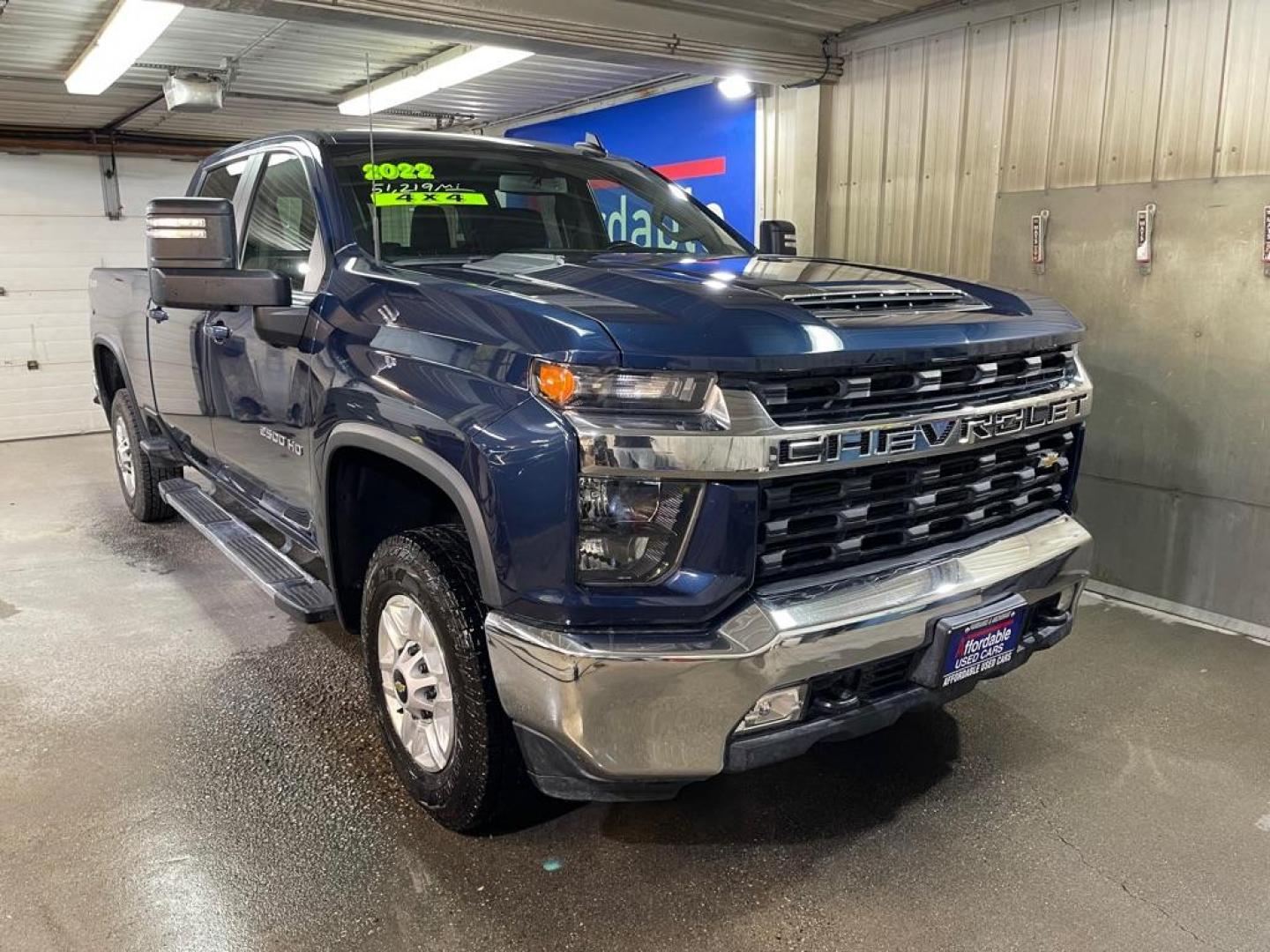 2022 BLUE CHEVROLET SILVERADO 2500 HEAVY DUTY LT (2GC4YNE72N1) with an 6.6L engine, Automatic transmission, located at 2525 S. Cushman, Fairbanks, AK, 99701, (907) 452-5707, 64.824036, -147.712311 - Photo#0