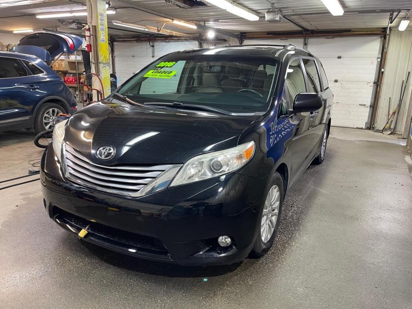 2016 BLACK TOYOTA SIENNA XLE (5TDYK3DC1GS) with an 3.5L engine, Automatic transmission, located at 2525 S. Cushman, Fairbanks, AK, 99701, (907) 452-5707, 64.824036, -147.712311 - Photo#1