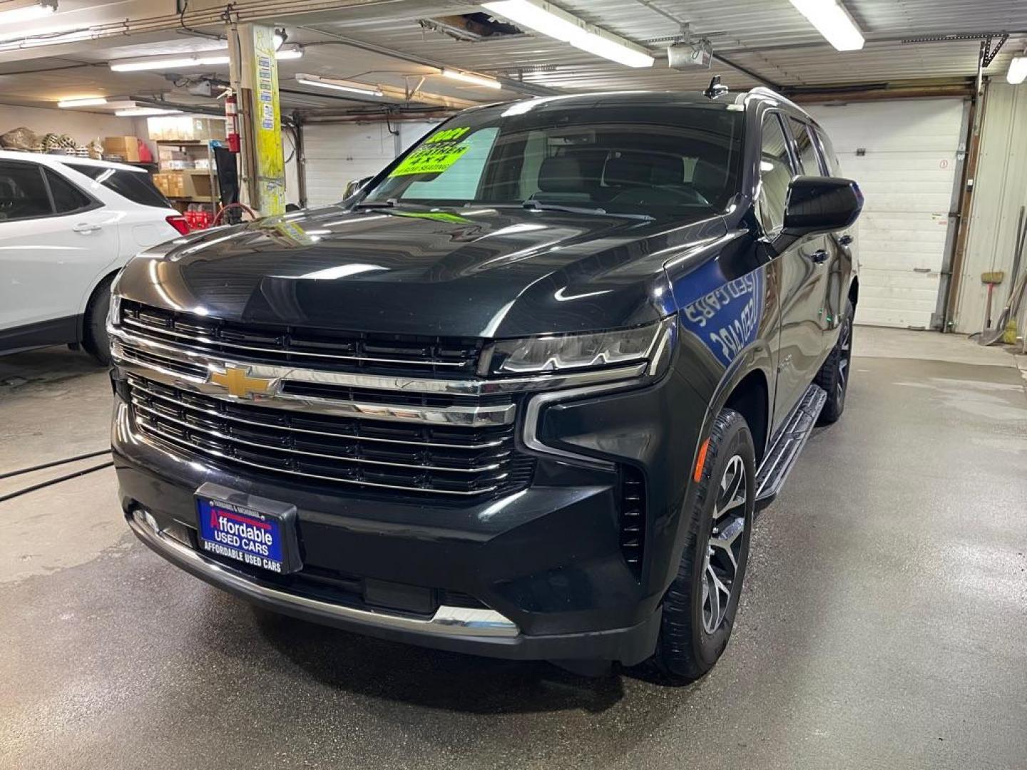 2021 BLACK CHEVROLET TAHOE 1500 LT (1GNSKNKD0MR) with an 5.3L engine, Automatic transmission, located at 2525 S. Cushman, Fairbanks, AK, 99701, (907) 452-5707, 64.824036, -147.712311 - Photo#1