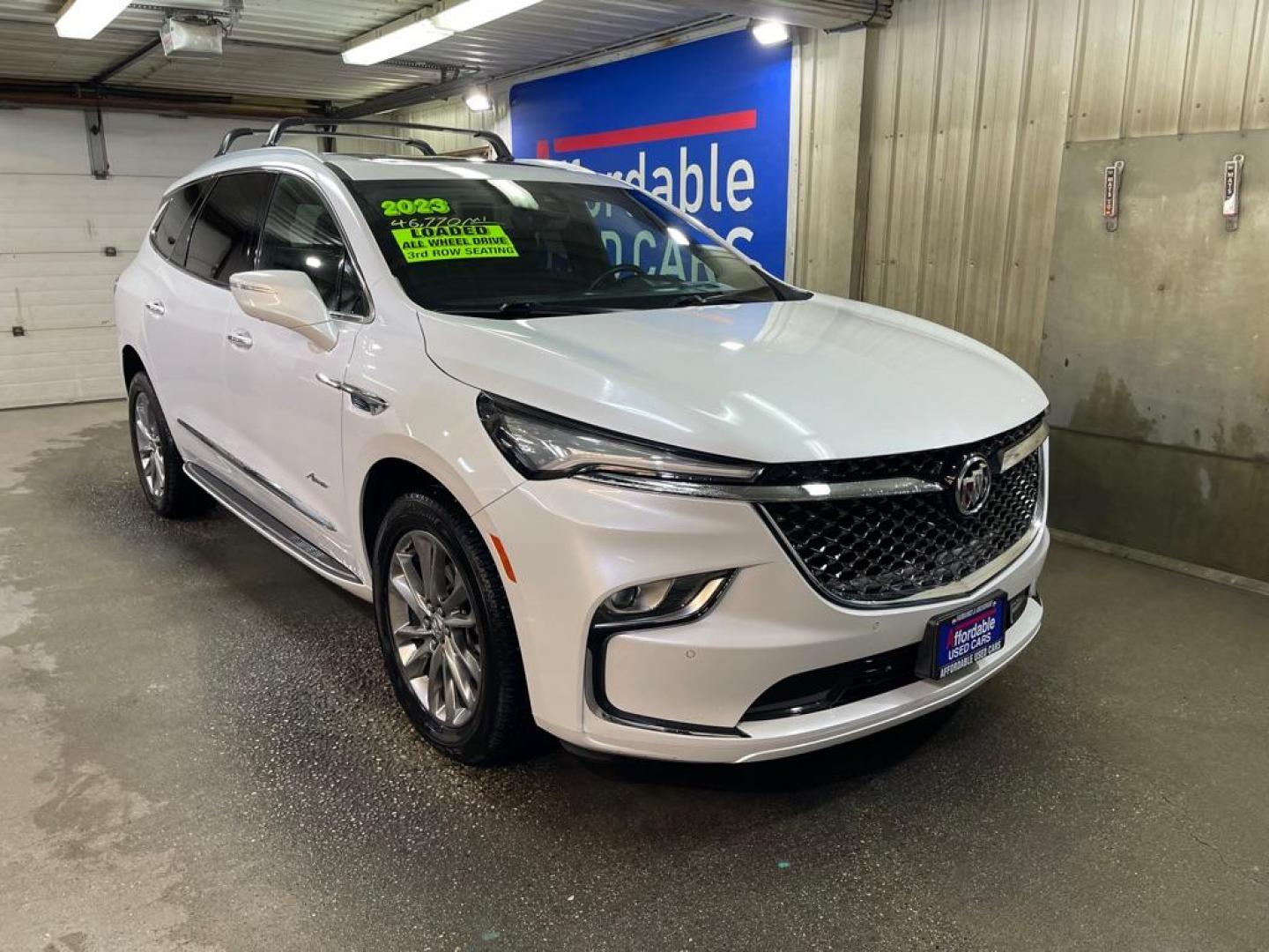 2023 WHITE BUICK ENCLAVE AVENIR (5GAEVCKW0PJ) with an 3.6L engine, Automatic transmission, located at 2525 S. Cushman, Fairbanks, AK, 99701, (907) 452-5707, 64.824036, -147.712311 - Photo#0