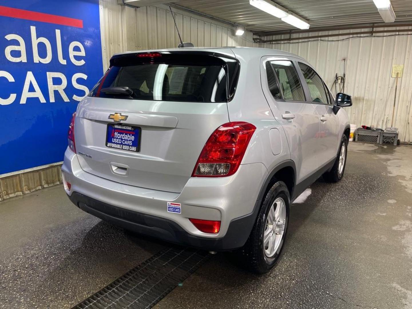 2020 SILVER CHEVROLET TRAX LS (3GNCJNSBXLL) with an 1.4L engine, Automatic transmission, located at 2525 S. Cushman, Fairbanks, AK, 99701, (907) 452-5707, 64.824036, -147.712311 - Photo#2