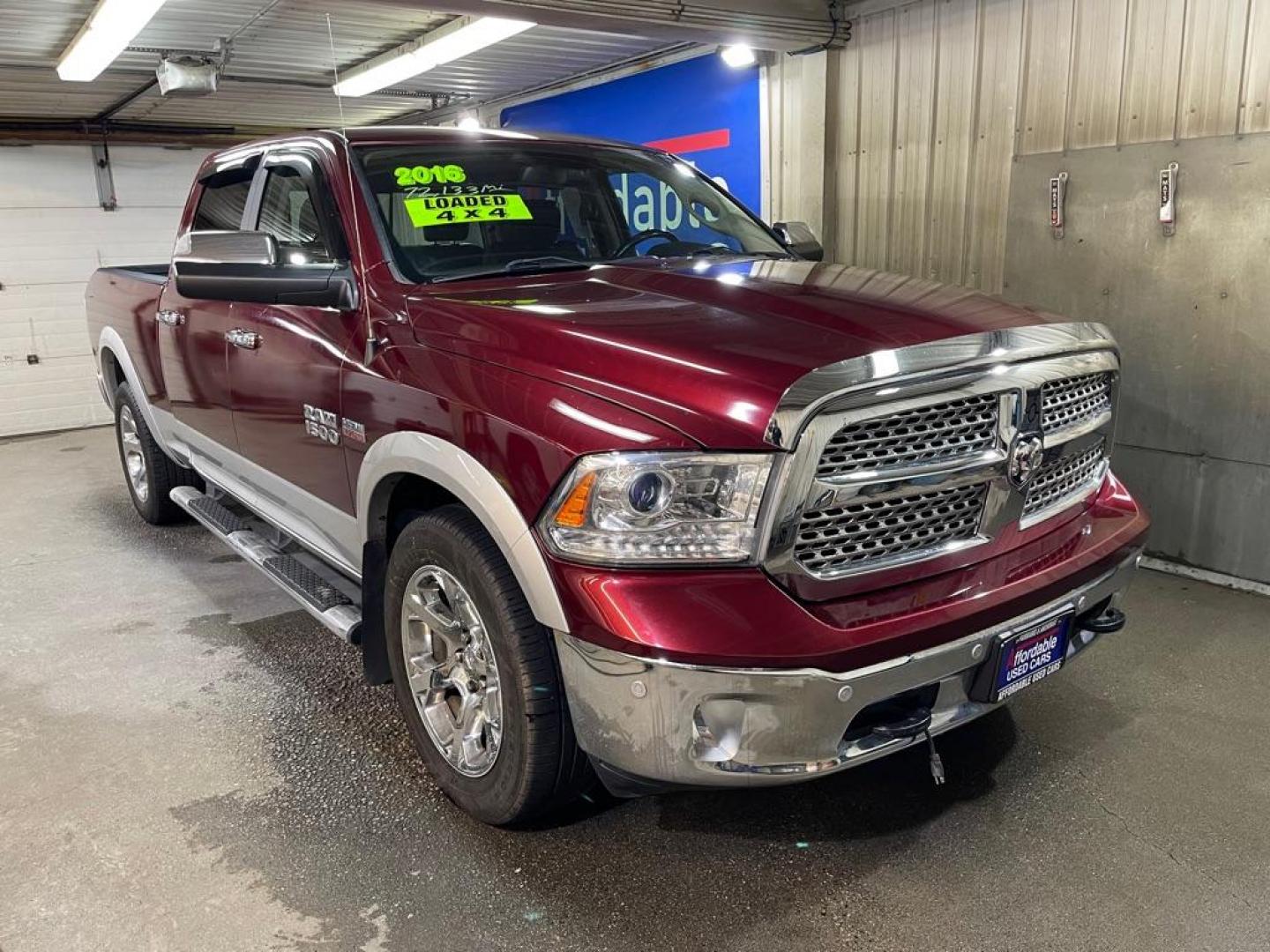 2016 RED RAM 1500 LARAMIE (1C6RR7VTXGS) with an 5.7L engine, Automatic transmission, located at 2525 S. Cushman, Fairbanks, AK, 99701, (907) 452-5707, 64.824036, -147.712311 - Photo#0