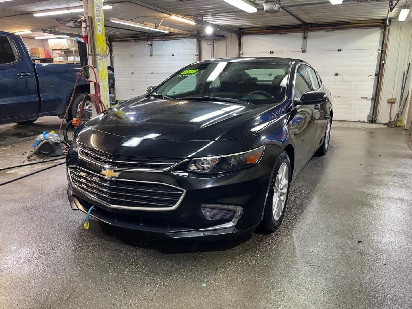 2018 BLACK CHEVROLET MALIBU LT (1G1ZD5ST2JF) with an 1.5L engine, Automatic transmission, located at 2525 S. Cushman, Fairbanks, AK, 99701, (907) 452-5707, 64.824036, -147.712311 - Photo#1