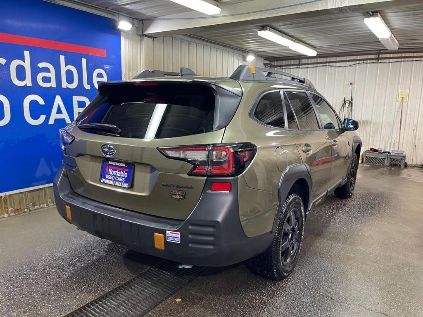 2024 GREEN SUBARU OUTBACK WILDERNESS (4S4BTGUD4R3) with an 2.4L engine, Automatic transmission, located at 2525 S. Cushman, Fairbanks, AK, 99701, (907) 452-5707, 64.824036, -147.712311 - Photo#2