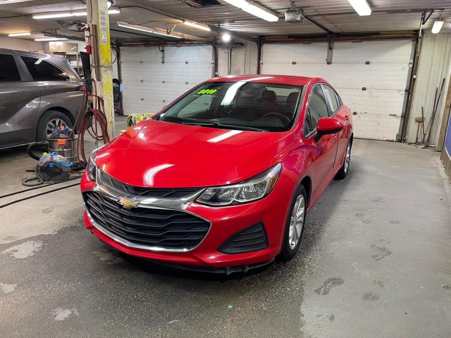 2019 RED CHEVROLET CRUZE LS (1G1BC5SM1K7) with an 1.4L engine, Automatic transmission, located at 2525 S. Cushman, Fairbanks, AK, 99701, (907) 452-5707, 64.824036, -147.712311 - Photo#1