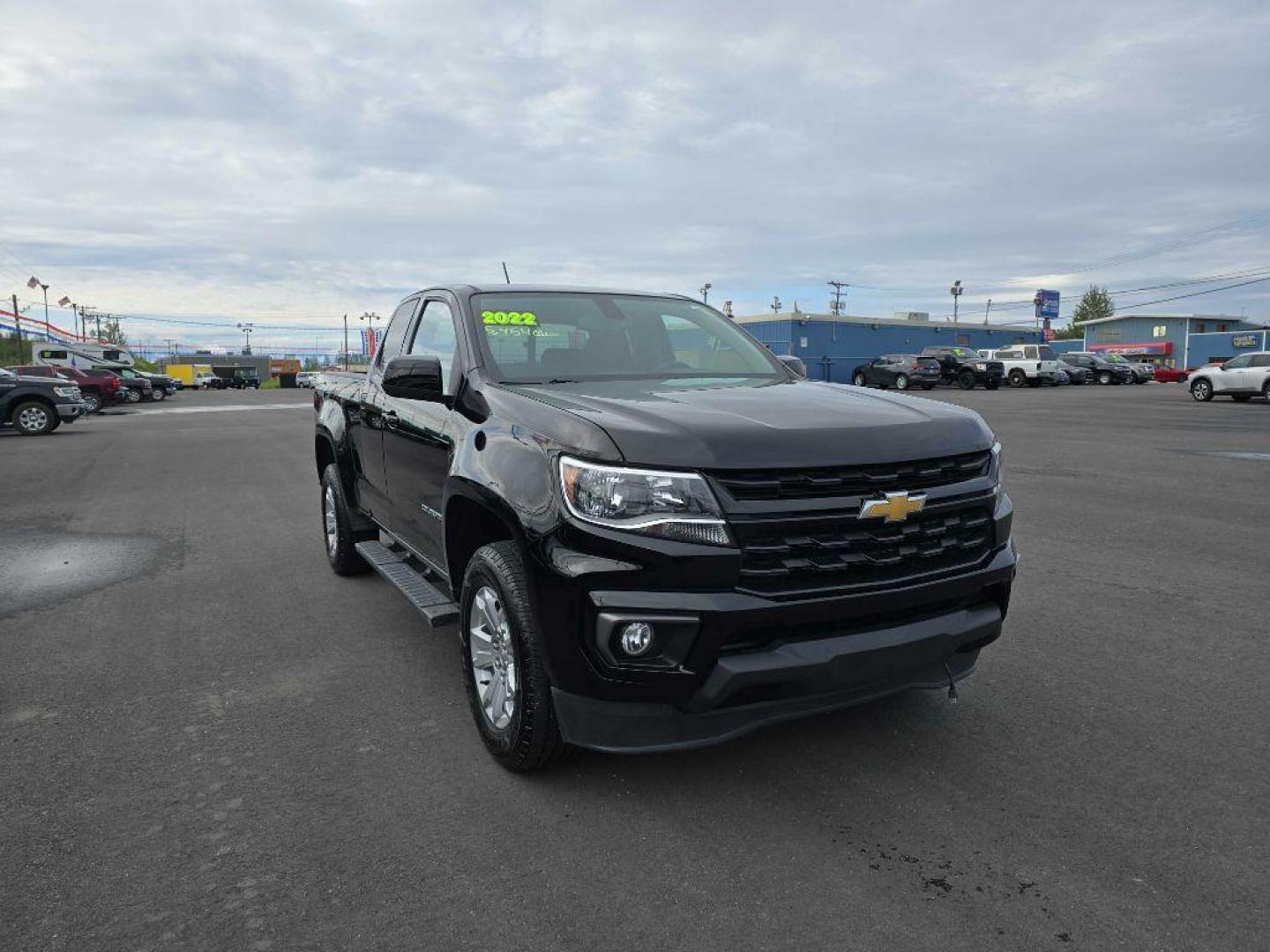 2022 BLACK CHEVROLET COLORADO LT (1GCHSCEA6N1) with an 2.5L engine, Automatic transmission, located at 2525 S. Cushman, Fairbanks, AK, 99701, (907) 452-5707, 64.824036, -147.712311 - Photo#0