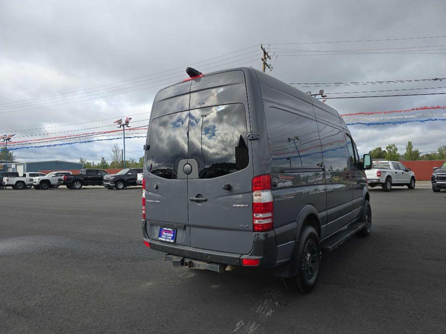 2018 GRAY MERCEDES SPRINTER 2500 (WCDFE7CD1JP) , Automatic transmission, located at 2525 S. Cushman, Fairbanks, AK, 99701, (907) 452-5707, 64.824036, -147.712311 - Photo#2