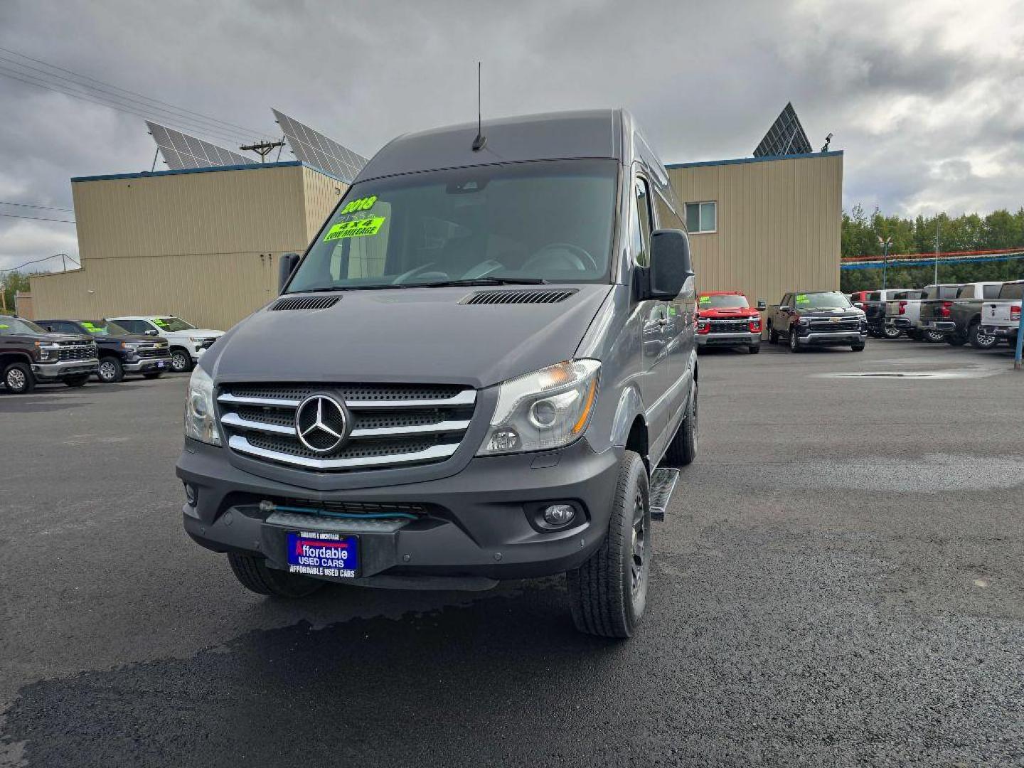 2018 GRAY MERCEDES SPRINTER 2500 (WCDFE7CD1JP) , Automatic transmission, located at 2525 S. Cushman, Fairbanks, AK, 99701, (907) 452-5707, 64.824036, -147.712311 - Photo#4