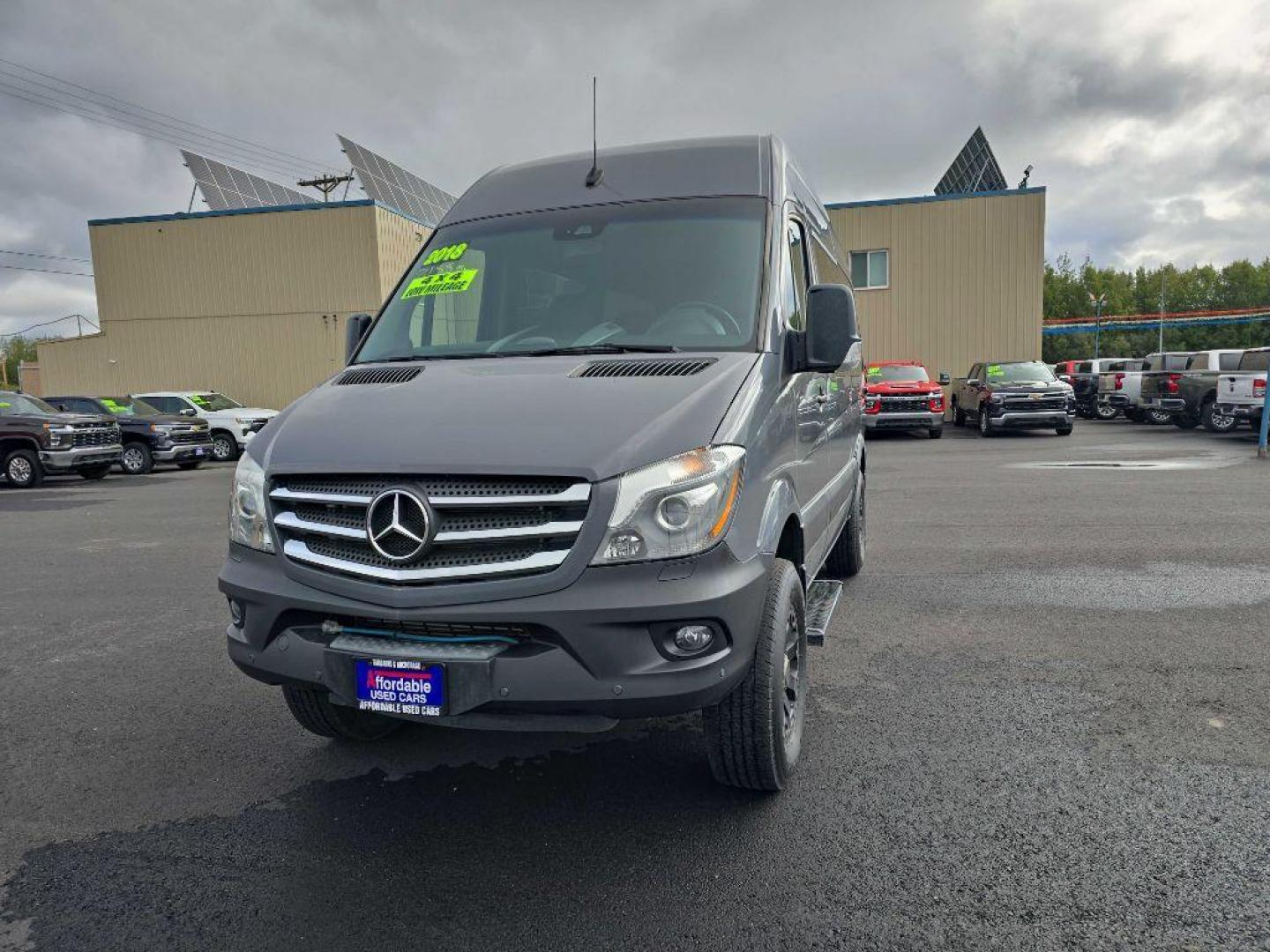 2018 GRAY MERCEDES SPRINTER 2500 (WCDFE7CD1JP) , Automatic transmission, located at 2525 S. Cushman, Fairbanks, AK, 99701, (907) 452-5707, 64.824036, -147.712311 - Photo#6