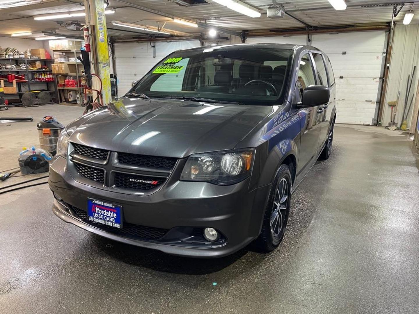 2019 GREY DODGE GRAND CARAVAN GT (2C4RDGEG1KR) with an 3.6L engine, Automatic transmission, located at 2525 S. Cushman, Fairbanks, AK, 99701, (907) 452-5707, 64.824036, -147.712311 - Photo#1