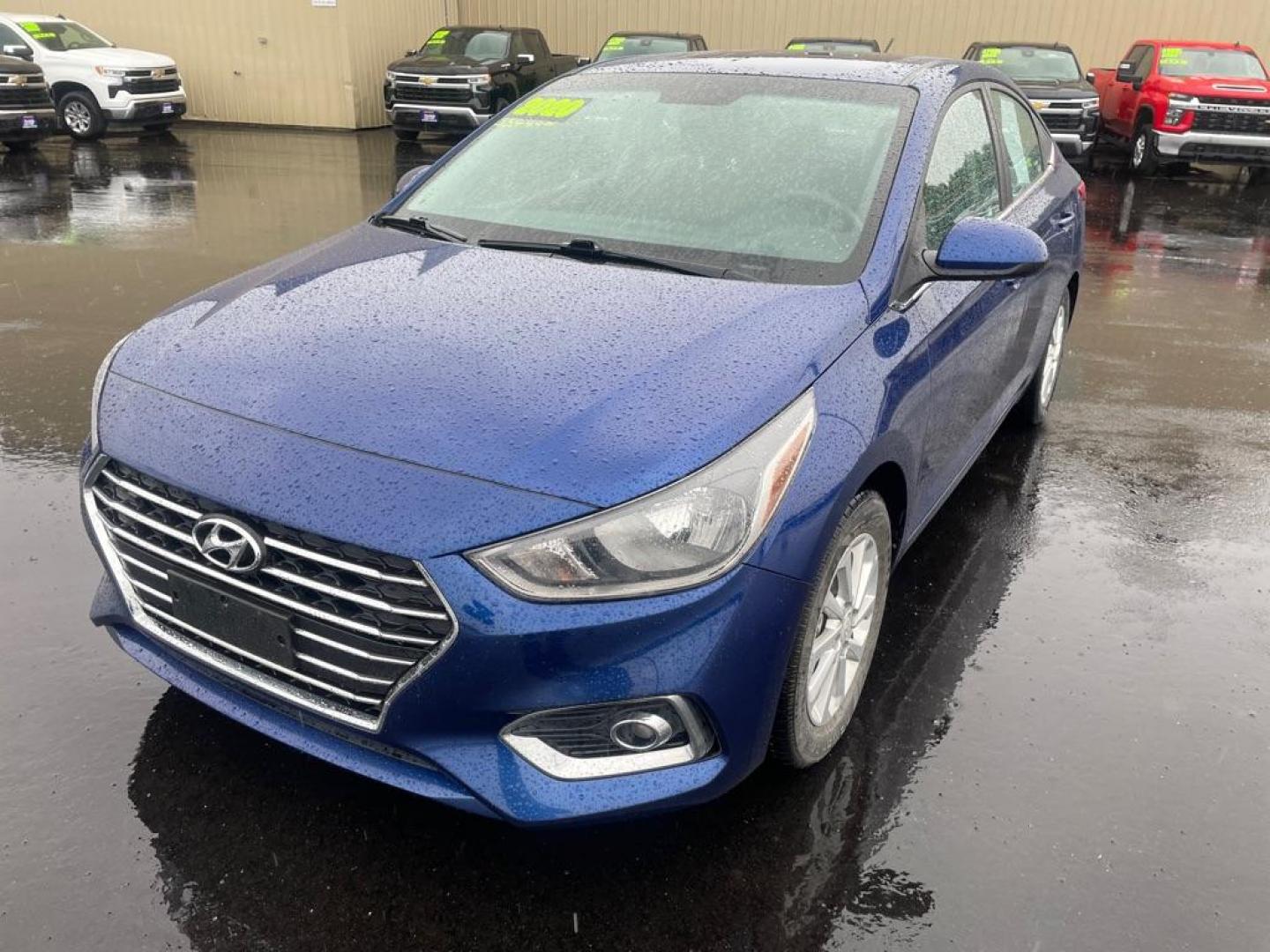 2020 BLUE HYUNDAI ACCENT SE (3KPC24A62LE) with an 1.6L engine, 6-Speed Manual transmission, located at 2525 S. Cushman, Fairbanks, AK, 99701, (907) 452-5707, 64.824036, -147.712311 - Photo#1