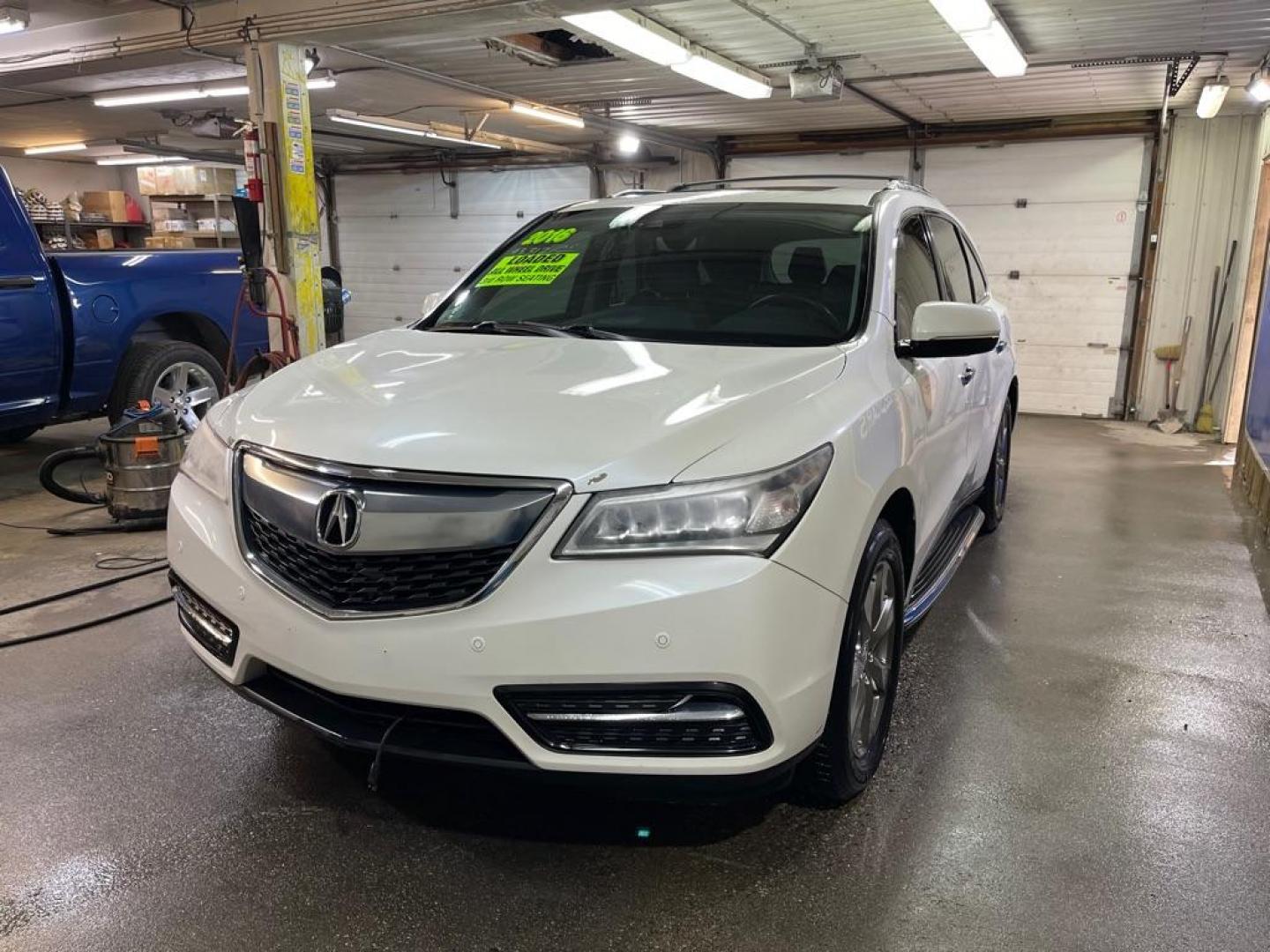 2016 WHITE ACURA MDX ADVANCE (5FRYD4H95GB) with an 3.5L engine, Automatic transmission, located at 2525 S. Cushman, Fairbanks, AK, 99701, (907) 452-5707, 64.824036, -147.712311 - Photo#1