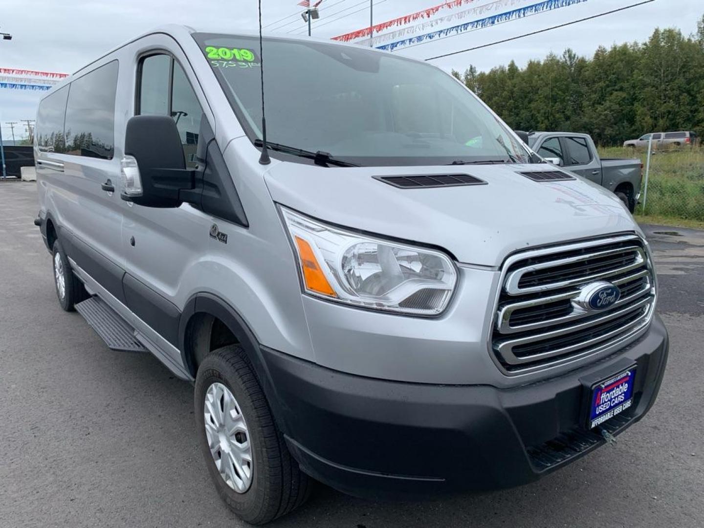 2019 SILVER FORD TRANSIT T-350 (1FBZX2YG3KK) with an 3.5L engine, Automatic transmission, located at 2525 S. Cushman, Fairbanks, AK, 99701, (907) 452-5707, 64.824036, -147.712311 - Photo#0