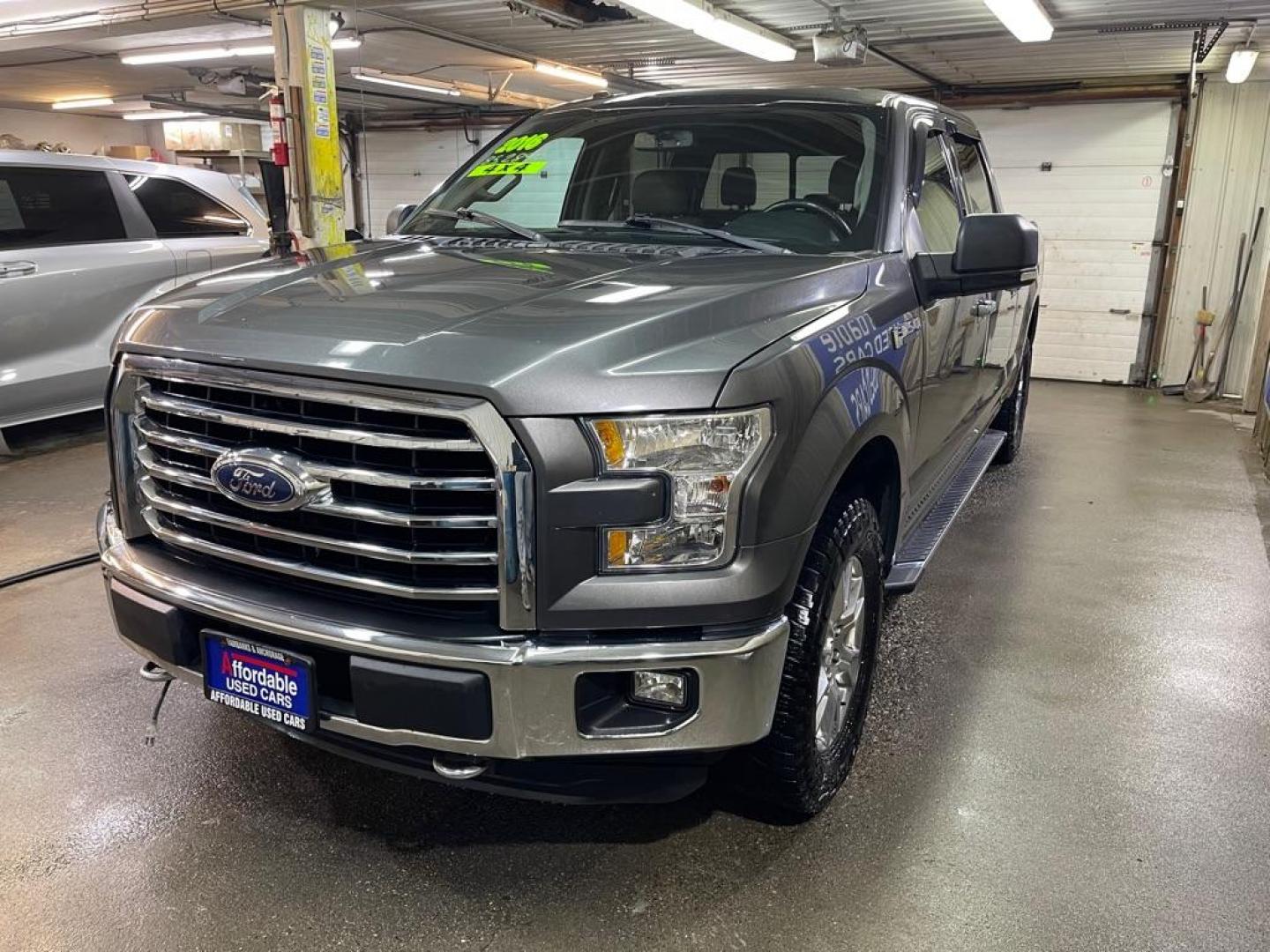 2016 GREY FORD F150 SUPERCREW (1FTFW1EF2GF) with an 5.0L engine, Automatic transmission, located at 2525 S. Cushman, Fairbanks, AK, 99701, (907) 452-5707, 64.824036, -147.712311 - Photo#1