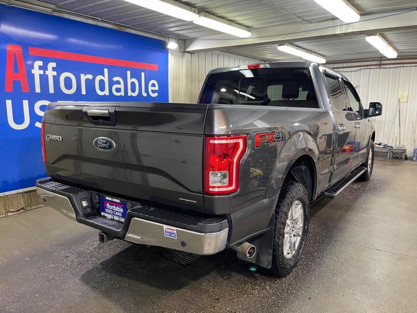 2016 GREY FORD F150 SUPERCREW (1FTFW1EF2GF) with an 5.0L engine, Automatic transmission, located at 2525 S. Cushman, Fairbanks, AK, 99701, (907) 452-5707, 64.824036, -147.712311 - Photo#2