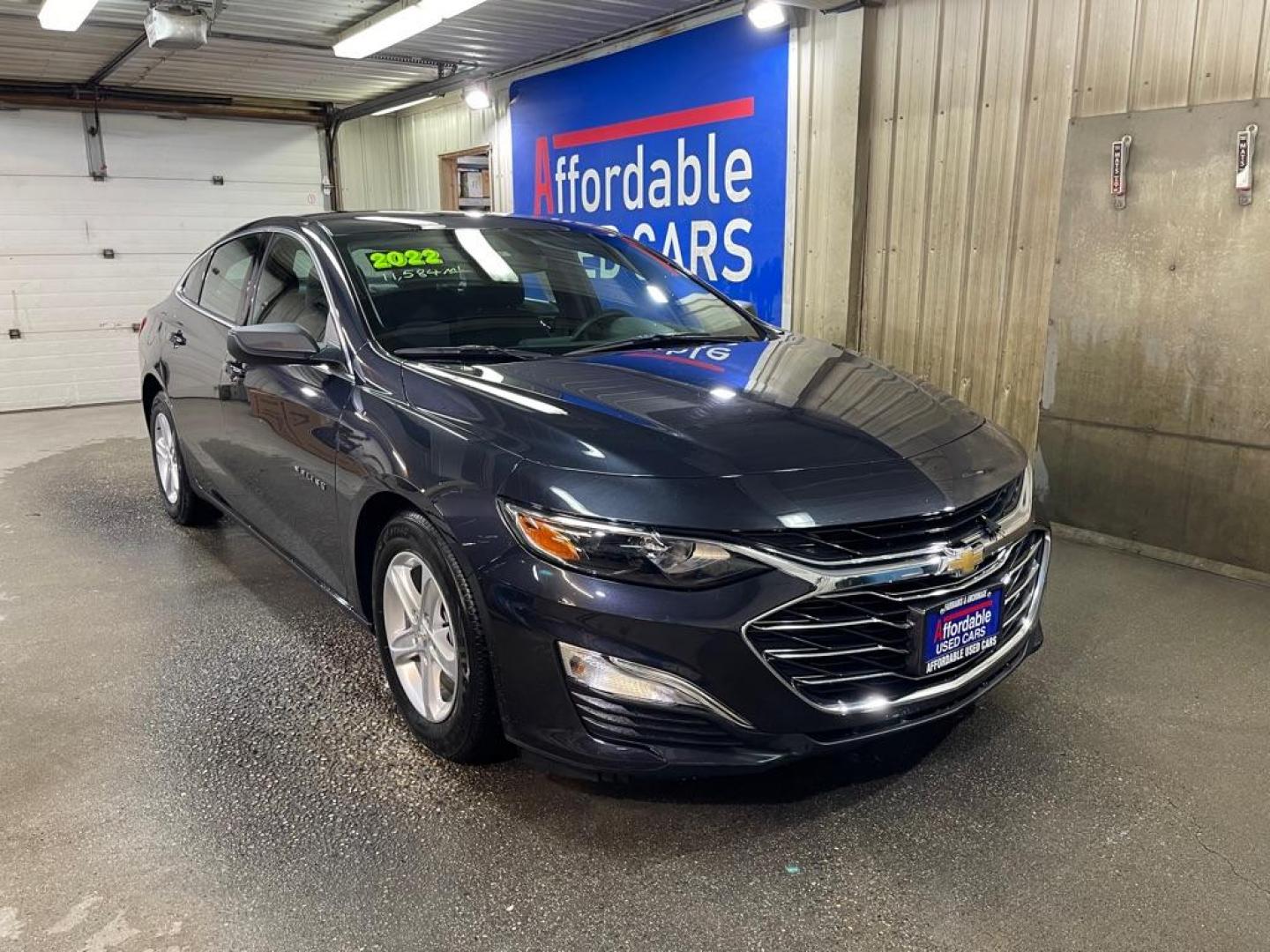 2022 GRAY CHEVROLET MALIBU LS (1G1ZB5ST3NF) with an 1.5L engine, Continuously Variable transmission, located at 2525 S. Cushman, Fairbanks, AK, 99701, (907) 452-5707, 64.824036, -147.712311 - Photo#0