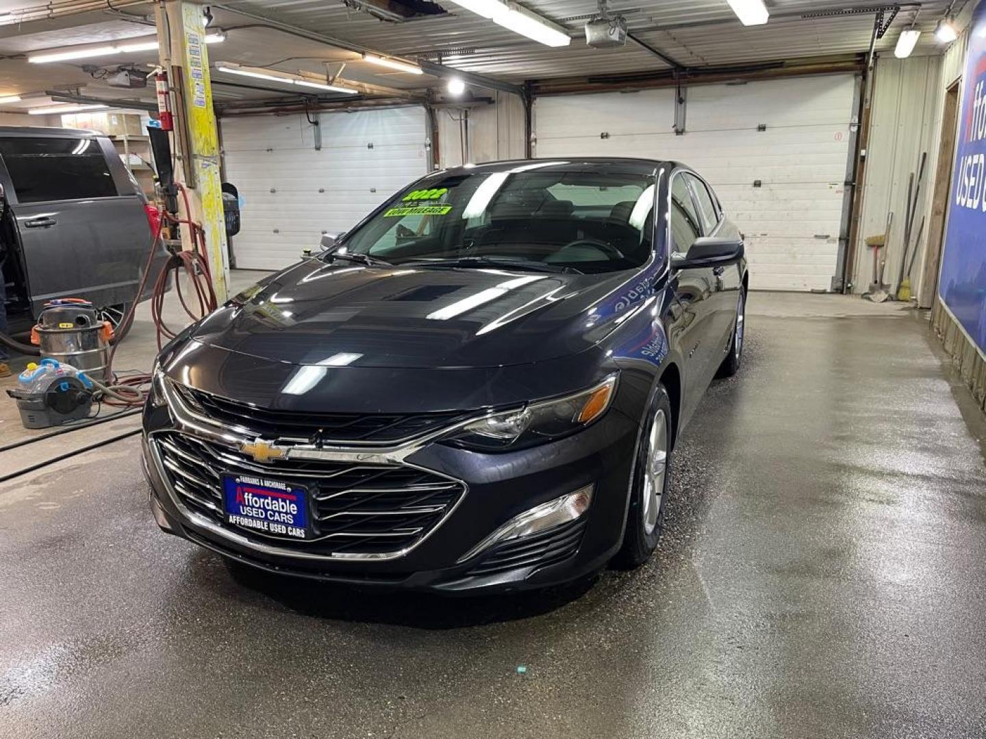 2022 BLUE CHEVROLET MALIBU LS (1G1ZB5ST7NF) with an 1.5L engine, Continuously Variable transmission, located at 2525 S. Cushman, Fairbanks, AK, 99701, (907) 452-5707, 64.824036, -147.712311 - Photo#1