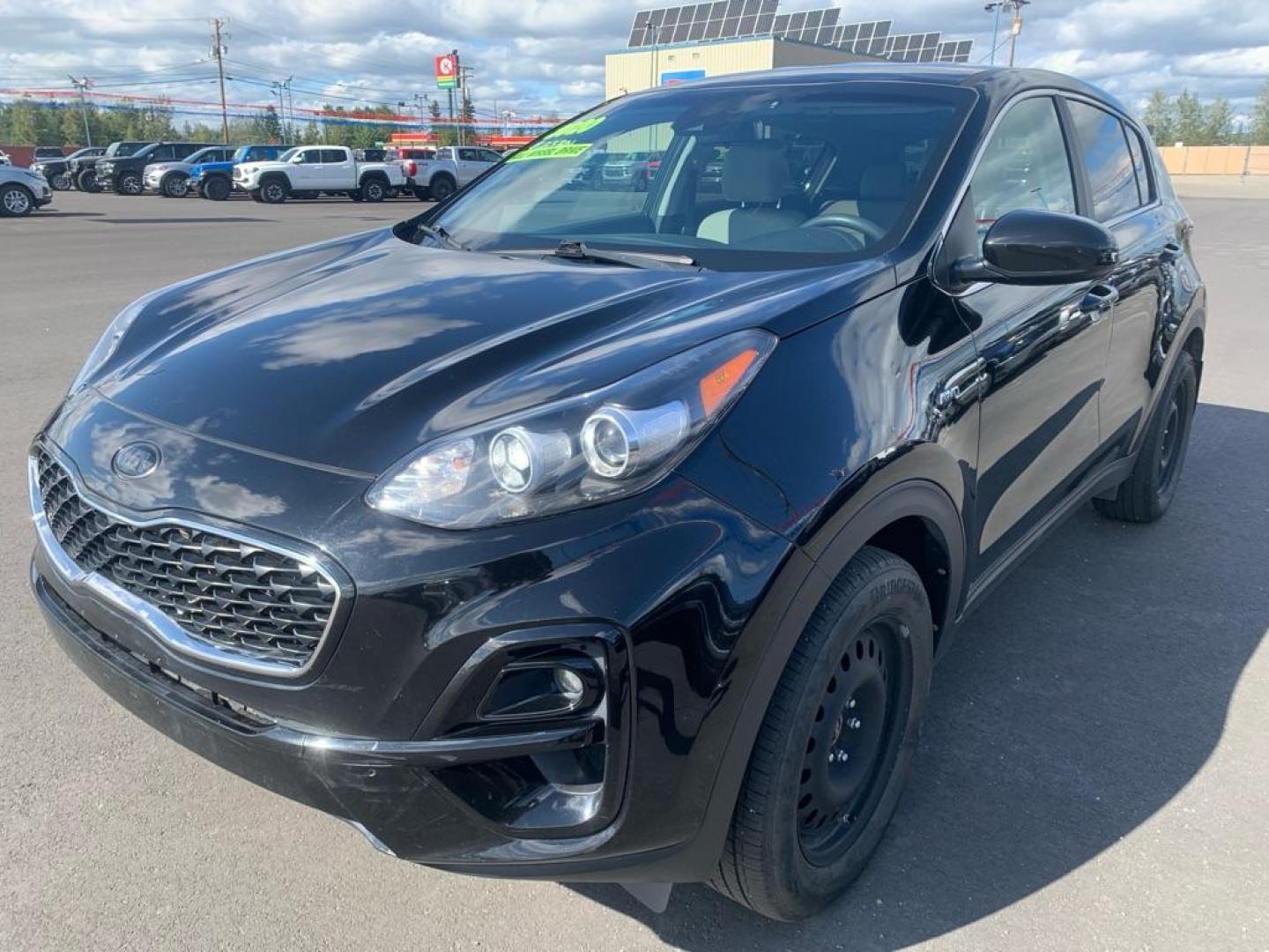 2020 BLACK KIA SPORTAGE LX (KNDPMCAC7L7) with an 2.4L engine, Automatic transmission, located at 2525 S. Cushman, Fairbanks, AK, 99701, (907) 452-5707, 64.824036, -147.712311 - Photo#1