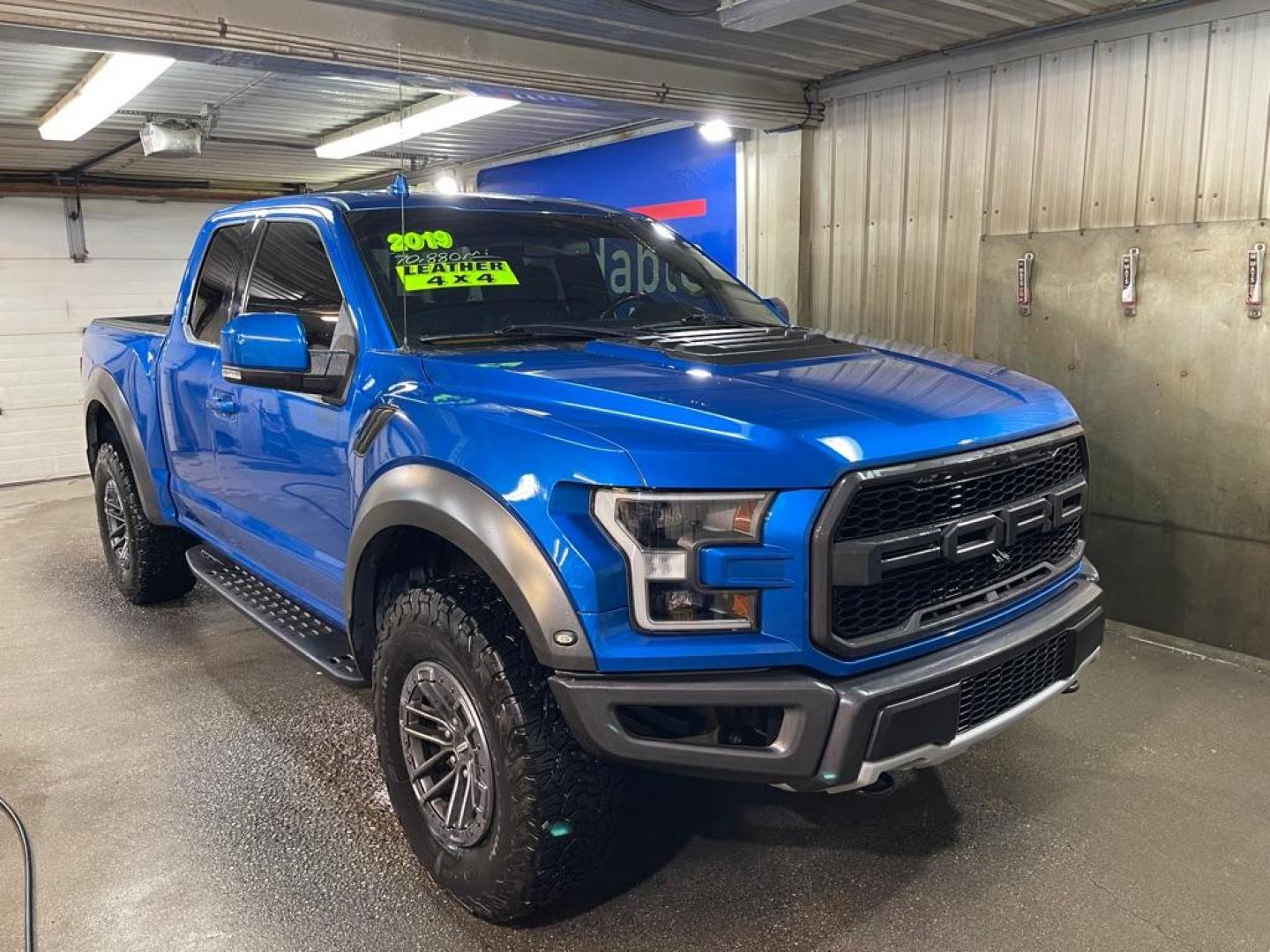 2019 BLUE FORD F150 RAPTOR (1FTEX1RG0KF) with an 3.5L engine, Automatic transmission, located at 2525 S. Cushman, Fairbanks, AK, 99701, (907) 452-5707, 64.824036, -147.712311 - Photo#0