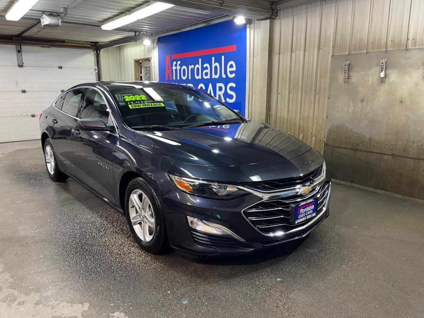 2022 GRAY CHEVROLET MALIBU LS (1G1ZB5ST0NF) with an 1.5L engine, Continuously Variable transmission, located at 2525 S. Cushman, Fairbanks, AK, 99701, (907) 452-5707, 64.824036, -147.712311 - Photo#0