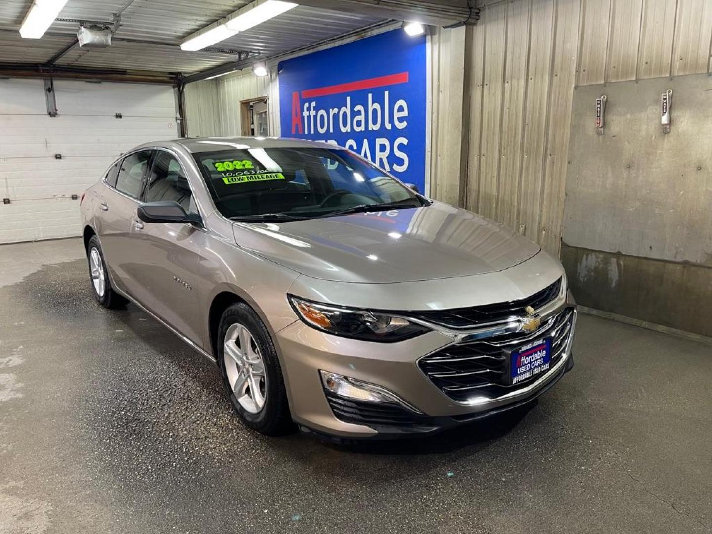 2022 TAN CHEVROLET MALIBU LS (1G1ZB5ST0NF) with an 1.5L engine, Continuously Variable transmission, located at 2525 S. Cushman, Fairbanks, AK, 99701, (907) 452-5707, 64.824036, -147.712311 - Photo#0