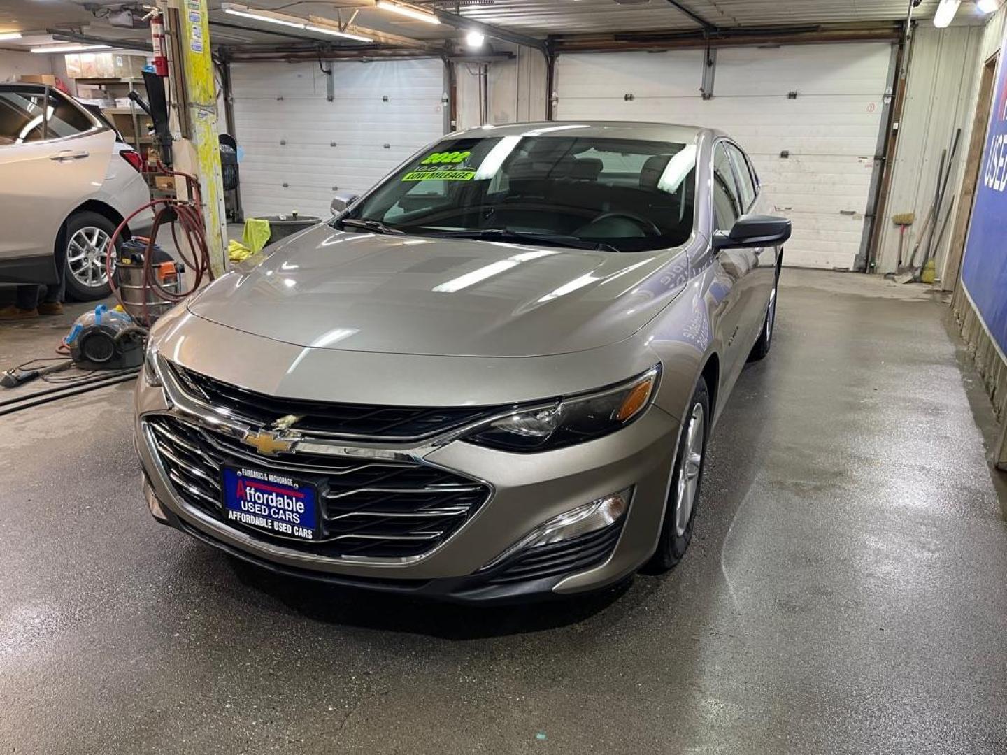 2022 TAN CHEVROLET MALIBU LS (1G1ZB5ST0NF) with an 1.5L engine, Continuously Variable transmission, located at 2525 S. Cushman, Fairbanks, AK, 99701, (907) 452-5707, 64.824036, -147.712311 - Photo#1