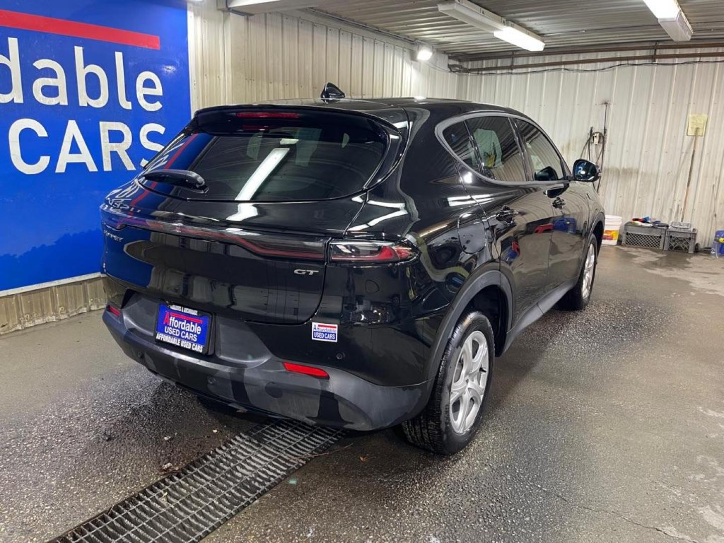 2023 BLACK DODGE HORNET GT (ZACNDFAN6P3) with an 2.0L engine, Automatic transmission, located at 2525 S. Cushman, Fairbanks, AK, 99701, (907) 452-5707, 64.824036, -147.712311 - Photo#2