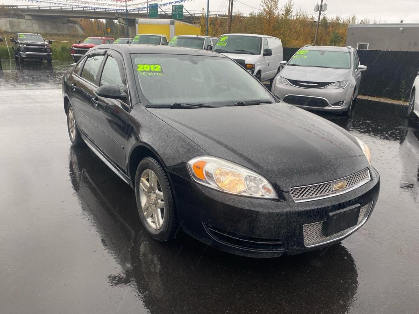 2012 BLK CHEVROLET IMPALA LT (2G1WG5E3XC1) with an 3.6L engine, Automatic transmission, located at 2525 S. Cushman, Fairbanks, AK, 99701, (907) 452-5707, 64.824036, -147.712311 - Photo#1