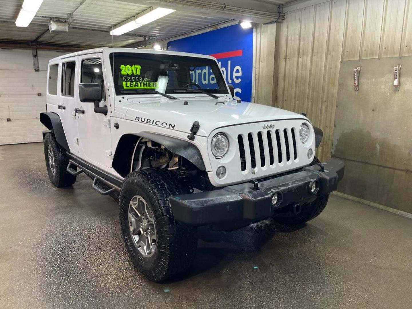 2017 WHITE JEEP WRANGLER UNLIMI RUBICON (1C4HJWFG0HL) with an 3.6L engine, Automatic transmission, located at 2525 S. Cushman, Fairbanks, AK, 99701, (907) 452-5707, 64.824036, -147.712311 - Photo#0