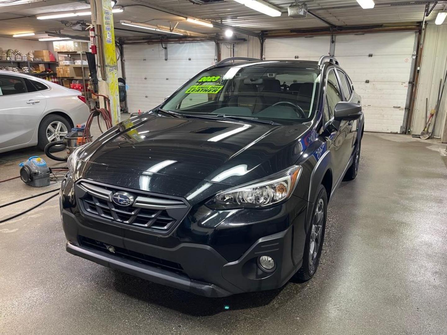 2023 BLACK SUBARU CROSSTREK SPORT (JF2GTHRCXPH) with an 2.5L engine, Automatic transmission, located at 2525 S. Cushman, Fairbanks, AK, 99701, (907) 452-5707, 64.824036, -147.712311 - Photo#1