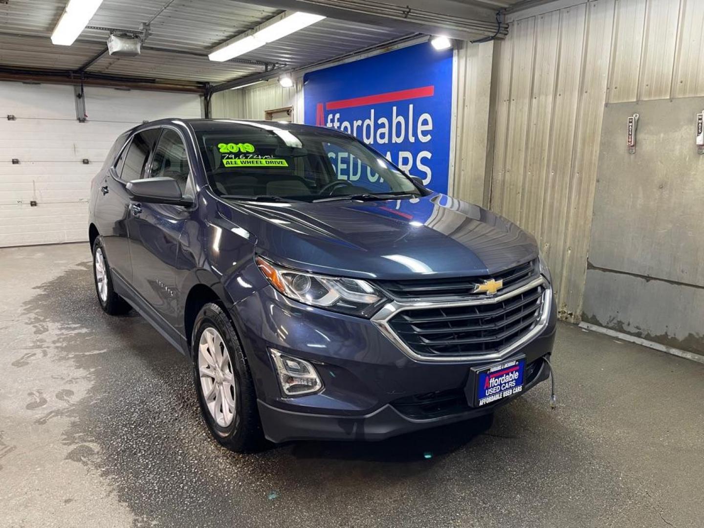 2019 GRAY CHEVROLET EQUINOX LS (3GNAXSEVXKL) with an 1.5L engine, Automatic transmission, located at 2525 S. Cushman, Fairbanks, AK, 99701, (907) 452-5707, 64.824036, -147.712311 - Photo#0