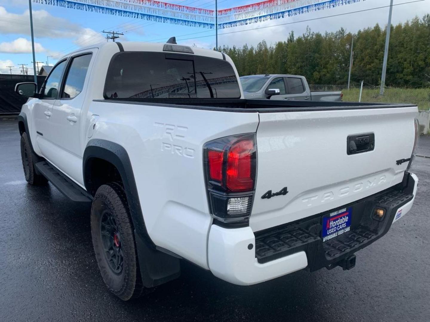 2023 WHITE TOYOTA TACOMA DOUBLE CAB (3TYCZ5ANXPT) with an 3.5L engine, Automatic transmission, located at 2525 S. Cushman, Fairbanks, AK, 99701, (907) 452-5707, 64.824036, -147.712311 - Photo#2