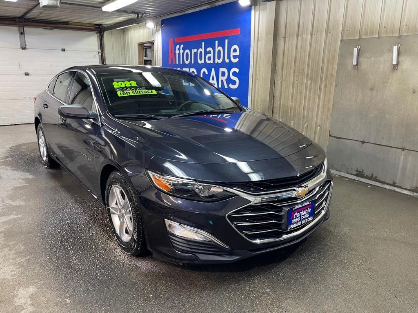 2022 BLACK CHEVROLET MALIBU LS (1G1ZB5ST6NF) with an 1.5L engine, Continuously Variable transmission, located at 2525 S. Cushman, Fairbanks, AK, 99701, (907) 452-5707, 64.824036, -147.712311 - Photo#0