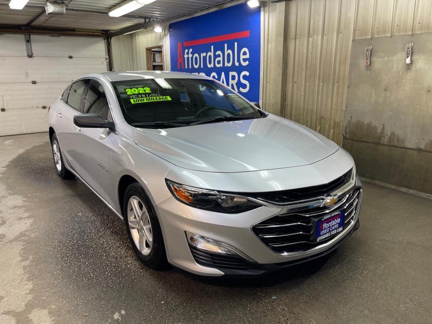 2022 SILVER CHEVROLET MALIBU LS (1G1ZB5ST2NF) with an 1.5L engine, Continuously Variable transmission, located at 2525 S. Cushman, Fairbanks, AK, 99701, (907) 452-5707, 64.824036, -147.712311 - Photo#0