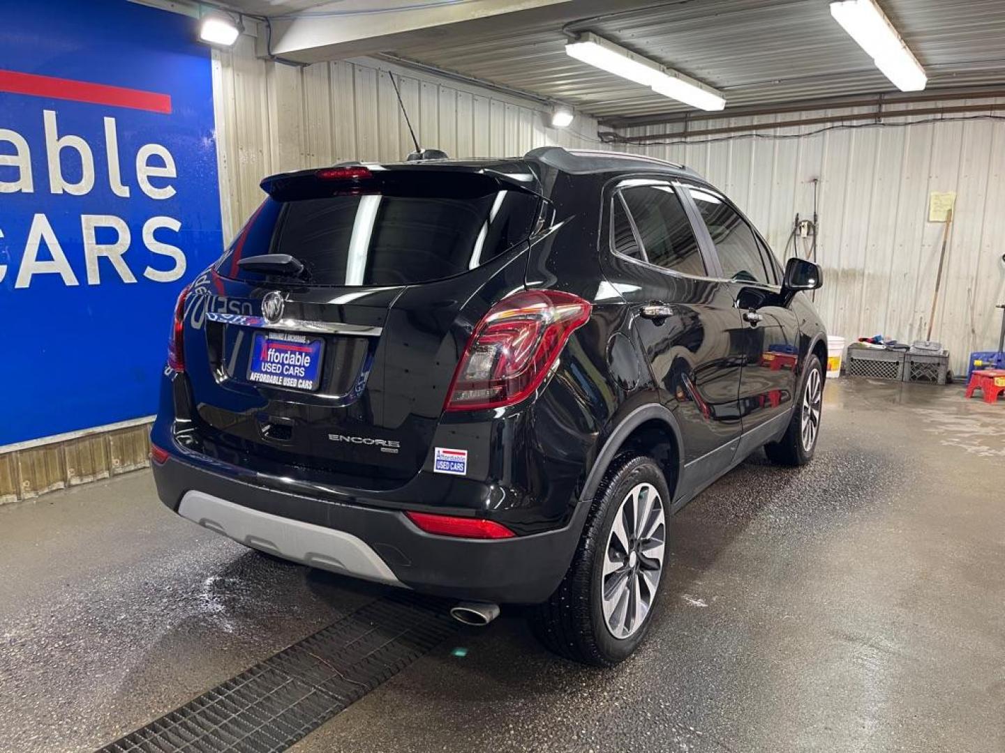 2021 BLACK BUICK ENCORE PREFERRED (KL4CJESBXMB) with an 1.4L engine, Automatic transmission, located at 2525 S. Cushman, Fairbanks, AK, 99701, (907) 452-5707, 64.824036, -147.712311 - Photo#2