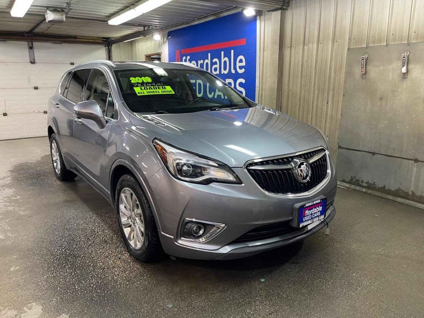 2019 GREY BUICK ENVISION ESSENCE (LRBFX2SA3KD) with an 2.5L engine, Automatic transmission, located at 2525 S. Cushman, Fairbanks, AK, 99701, (907) 452-5707, 64.824036, -147.712311 - Photo#0