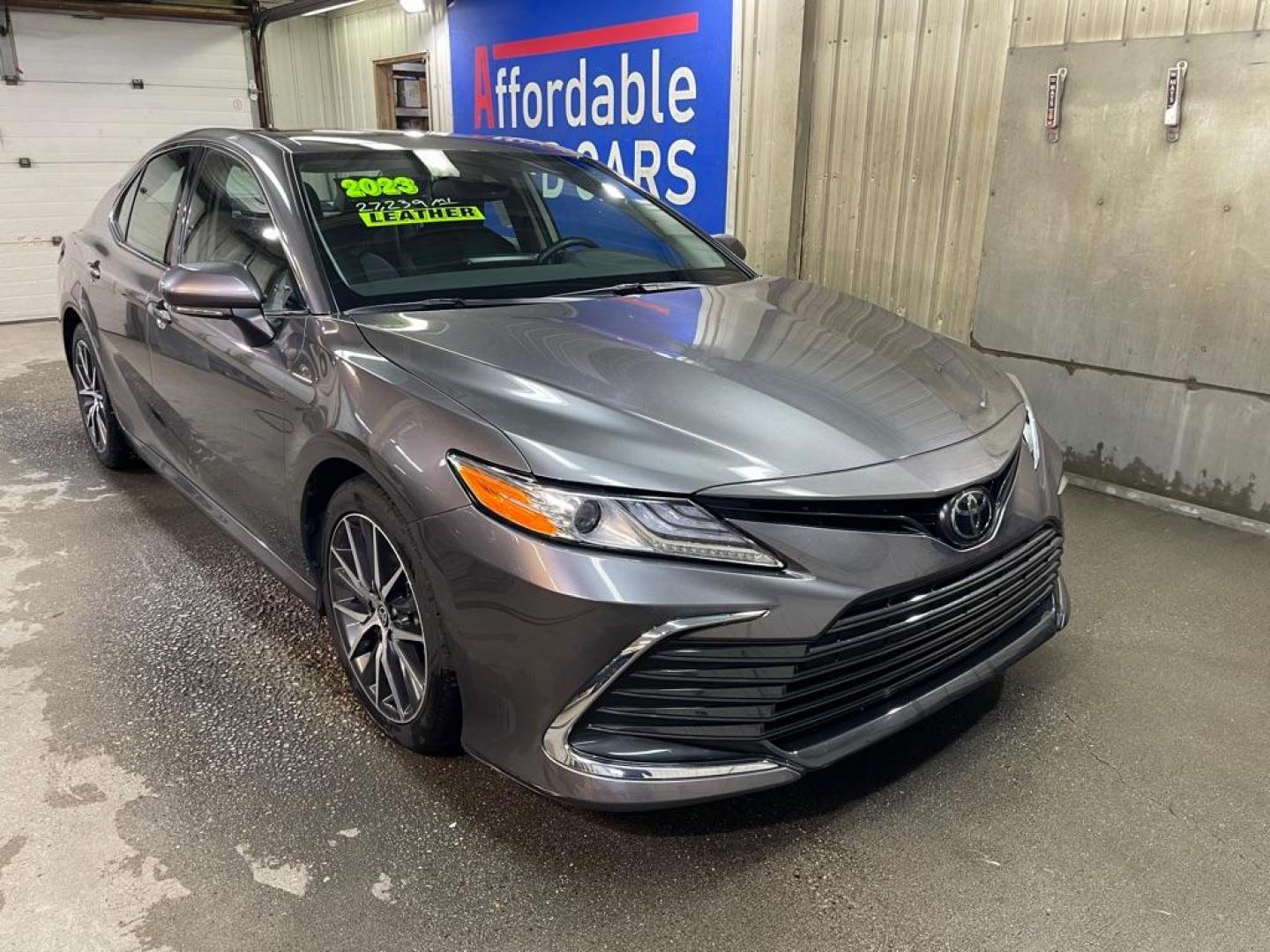 2023 GRAY TOYOTA CAMRY XLE (4T1F11AK9PU) with an 2.5L engine, Automatic transmission, located at 2525 S. Cushman, Fairbanks, AK, 99701, (907) 452-5707, 64.824036, -147.712311 - Photo#0