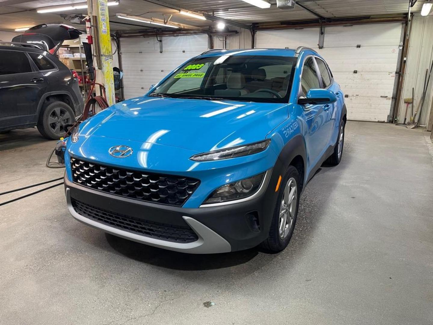 2023 BLUE HYUNDAI KONA SEL (KM8K6CABXPU) with an 2.0L engine, Continuously Variable transmission, located at 2525 S. Cushman, Fairbanks, AK, 99701, (907) 452-5707, 64.824036, -147.712311 - Photo#1