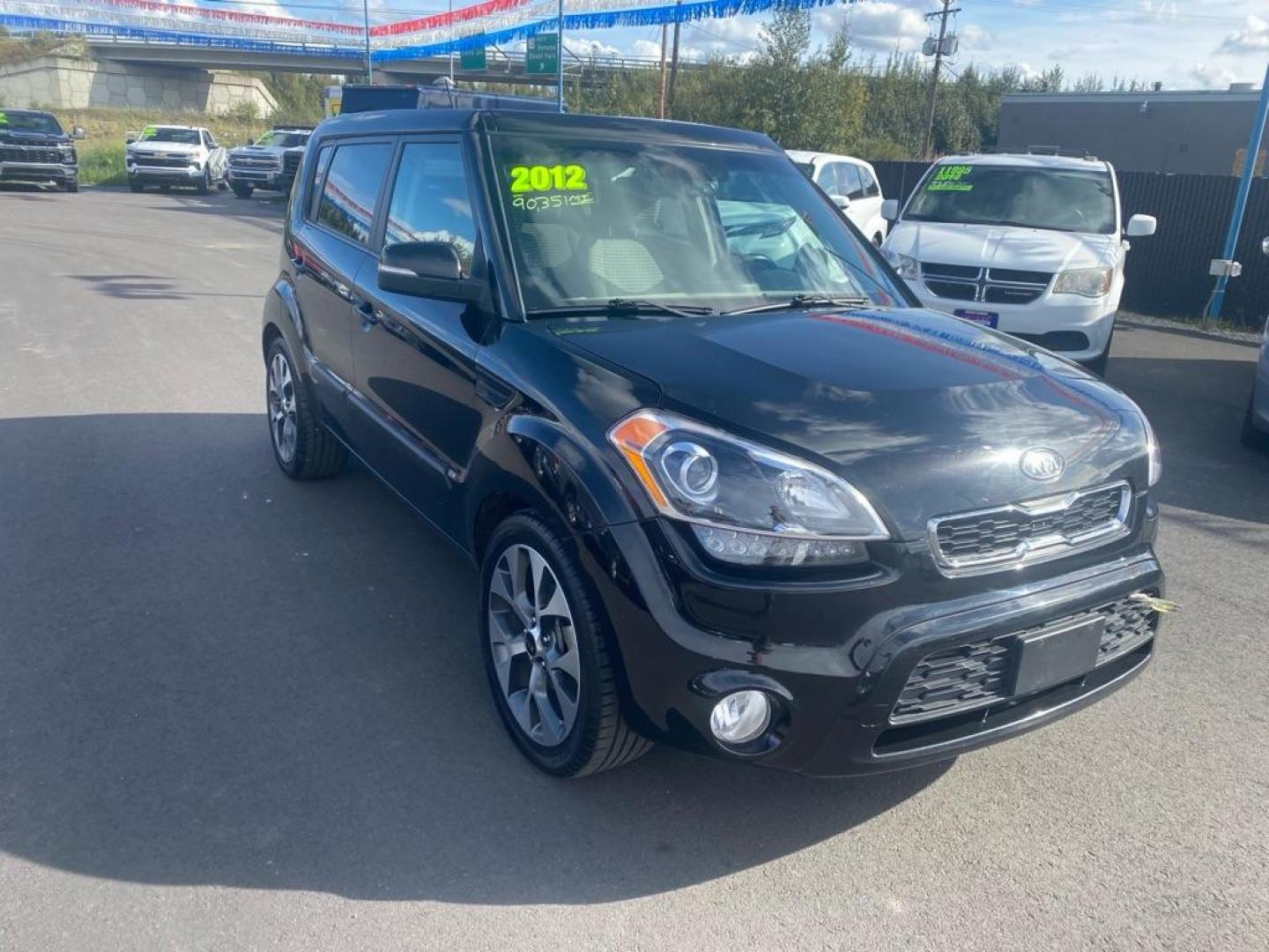 2012 BLACK KIA SOUL ! (KNDJT2A66C7) with an 2.0L engine, Automatic transmission, located at 2525 S. Cushman, Fairbanks, AK, 99701, (907) 452-5707, 64.824036, -147.712311 - Photo#1