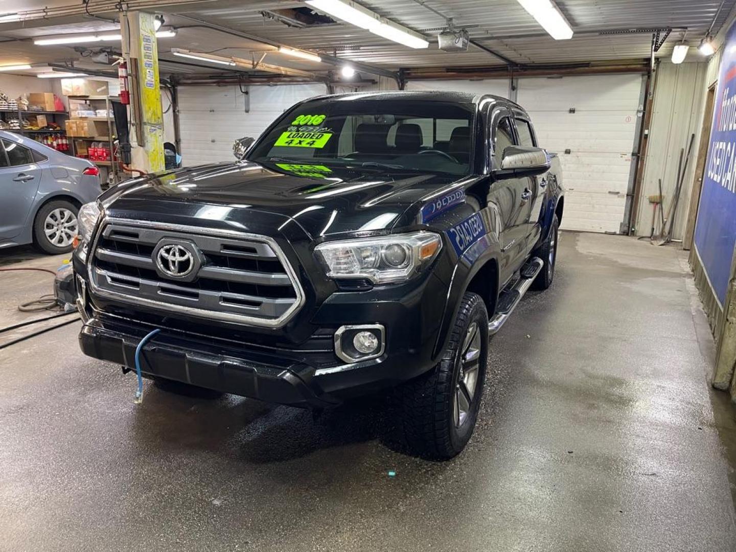 2016 BLACK TOYOTA TACOMA DOUBLE CAB (5TFGZ5ANXGX) with an 3.5L engine, Automatic transmission, located at 2525 S. Cushman, Fairbanks, AK, 99701, (907) 452-5707, 64.824036, -147.712311 - Photo#1