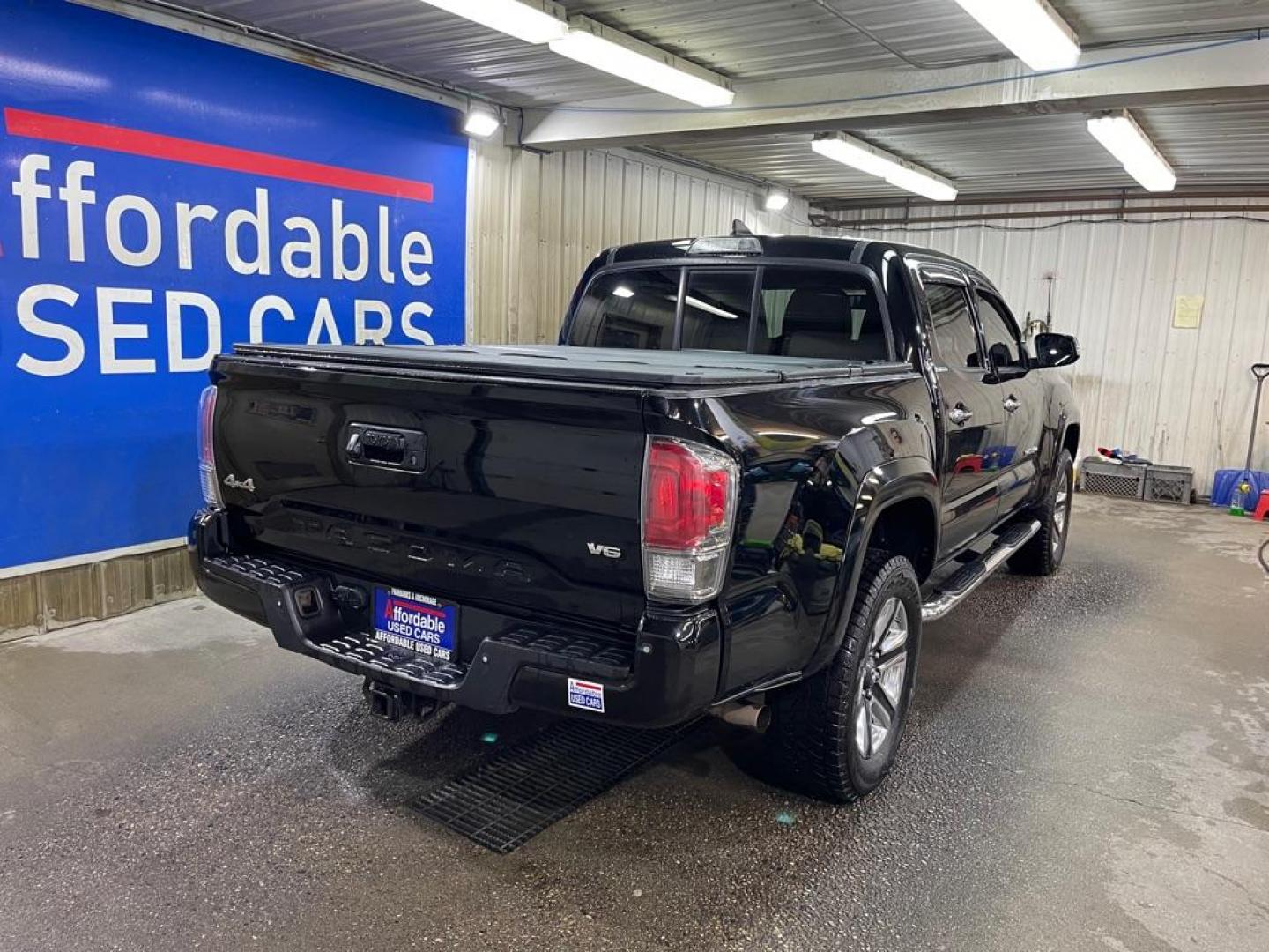 2016 BLACK TOYOTA TACOMA DOUBLE CAB (5TFGZ5ANXGX) with an 3.5L engine, Automatic transmission, located at 2525 S. Cushman, Fairbanks, AK, 99701, (907) 452-5707, 64.824036, -147.712311 - Photo#2