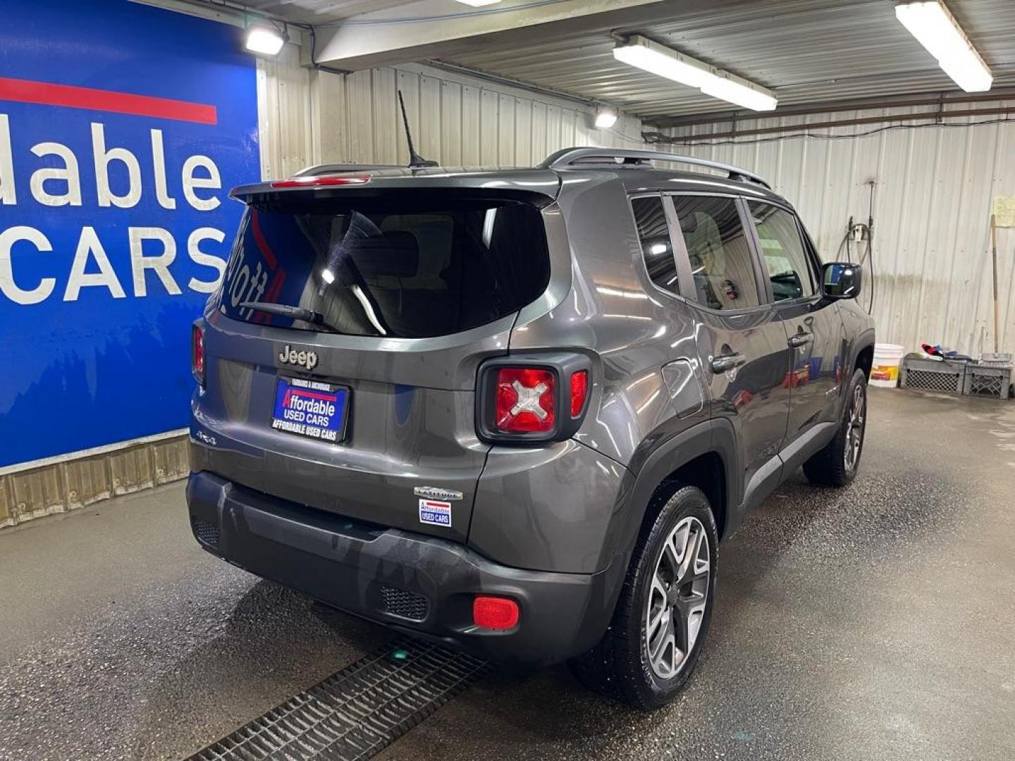 2017 GRAY JEEP RENEGADE LATITUDE (ZACCJBBB7HP) with an 2.4L engine, Automatic transmission, located at 2525 S. Cushman, Fairbanks, AK, 99701, (907) 452-5707, 64.824036, -147.712311 - Photo#2