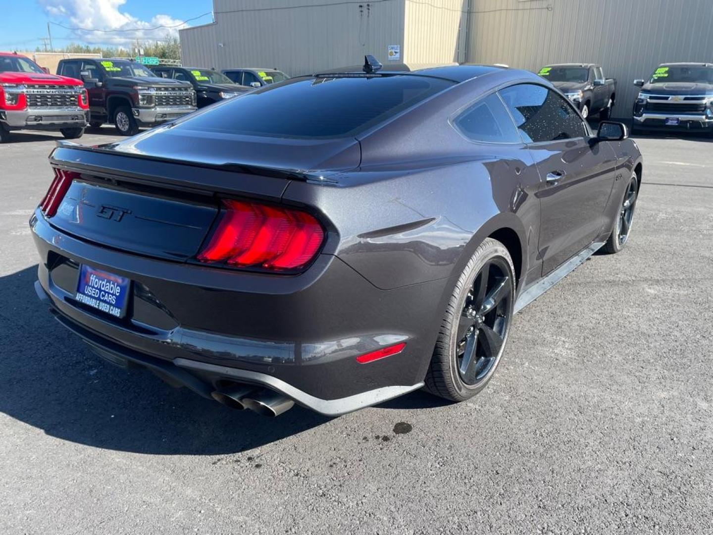 2022 BLACK FORD MUSTANG GT (1FA6P8CF4N5) with an 5.0L engine, Automatic transmission, located at 2525 S. Cushman, Fairbanks, AK, 99701, (907) 452-5707, 64.824036, -147.712311 - Photo#3