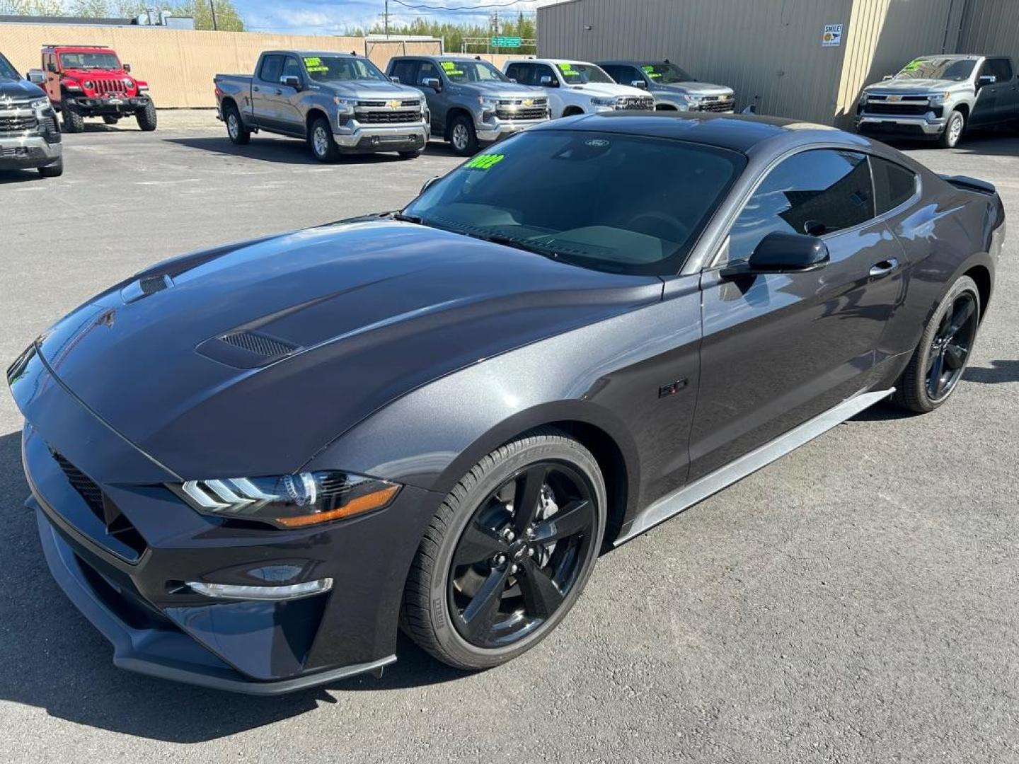 2022 BLACK FORD MUSTANG GT (1FA6P8CF4N5) with an 5.0L engine, Automatic transmission, located at 2525 S. Cushman, Fairbanks, AK, 99701, (907) 452-5707, 64.824036, -147.712311 - Photo#1