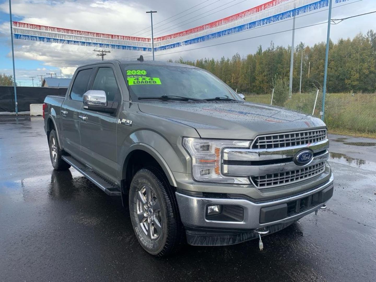 2020 GREEN FORD F150 SUPERCREW (1FTEW1E47LK) with an 3.5L engine, Automatic transmission, located at 2525 S. Cushman, Fairbanks, AK, 99701, (907) 452-5707, 64.824036, -147.712311 - Photo#0