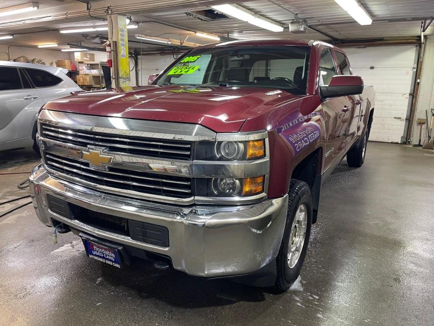 2015 RED CHEVROLET SILVERADO 2500 HEAVY DUTY LT (1GC1KVE82FF) with an 6.6L engine, Automatic transmission, located at 2525 S. Cushman, Fairbanks, AK, 99701, (907) 452-5707, 64.824036, -147.712311 - Photo#1