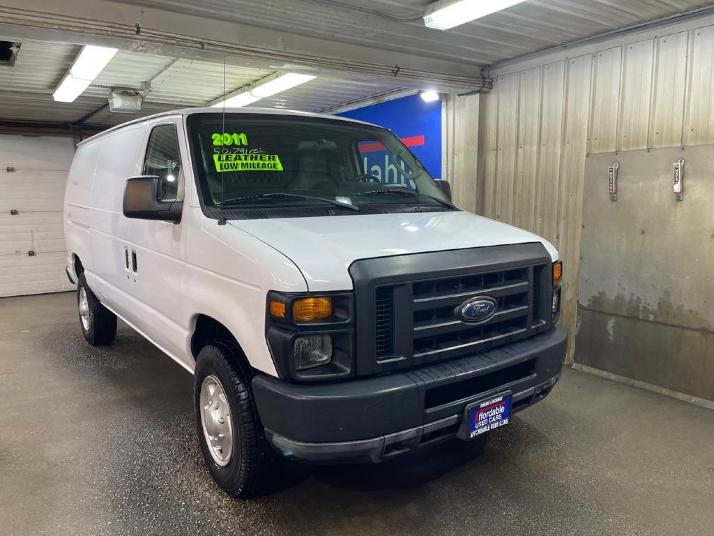 2011 WHITE FORD ECONOLINE E250 VAN (1FTNE2EW3BD) with an 4.6L engine, Automatic transmission, located at 2525 S. Cushman, Fairbanks, AK, 99701, (907) 452-5707, 64.824036, -147.712311 - Photo#0