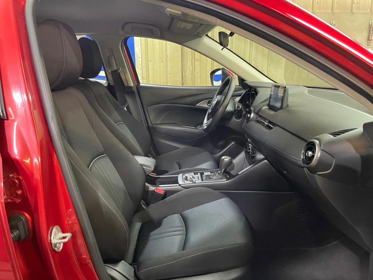 2019 RED MAZDA CX-3 SPORT (JM1DKDB75K1) with an 2.0L engine, Automatic transmission, located at 2525 S. Cushman, Fairbanks, AK, 99701, (907) 452-5707, 64.824036, -147.712311 - Photo#3