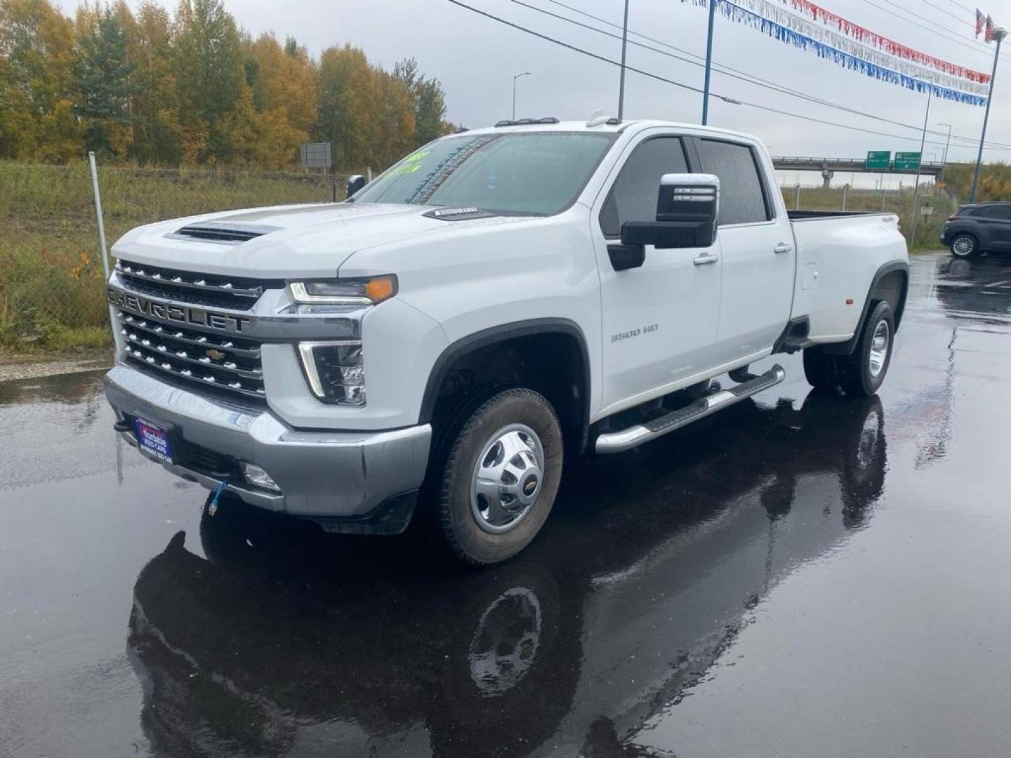 2023 WHITE CHEVROLET SILVERADO 3500 LTZ (1GC4YUEYXPF) with an 6.6L engine, Automatic transmission, located at 2525 S. Cushman, Fairbanks, AK, 99701, (907) 452-5707, 64.824036, -147.712311 - Photo#0