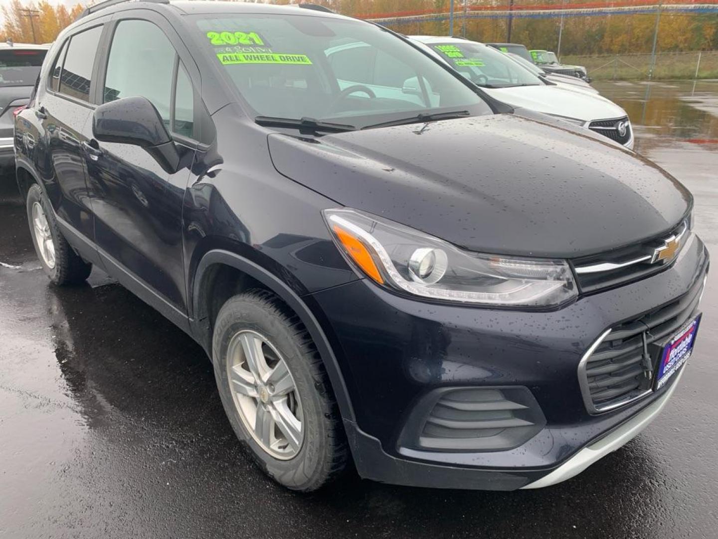 2021 BLUE CHEVROLET TRAX 1LT (KL7CJPSM7MB) with an 1.4L engine, Automatic transmission, located at 2525 S. Cushman, Fairbanks, AK, 99701, (907) 452-5707, 64.824036, -147.712311 - Photo#0